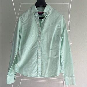 Vineyard Vines Mint Green Button-Up Shirt